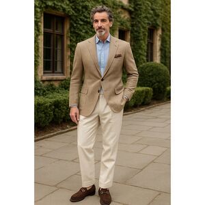 ETRO Milano Beige Chino Pants Trousers   Mens Size 52